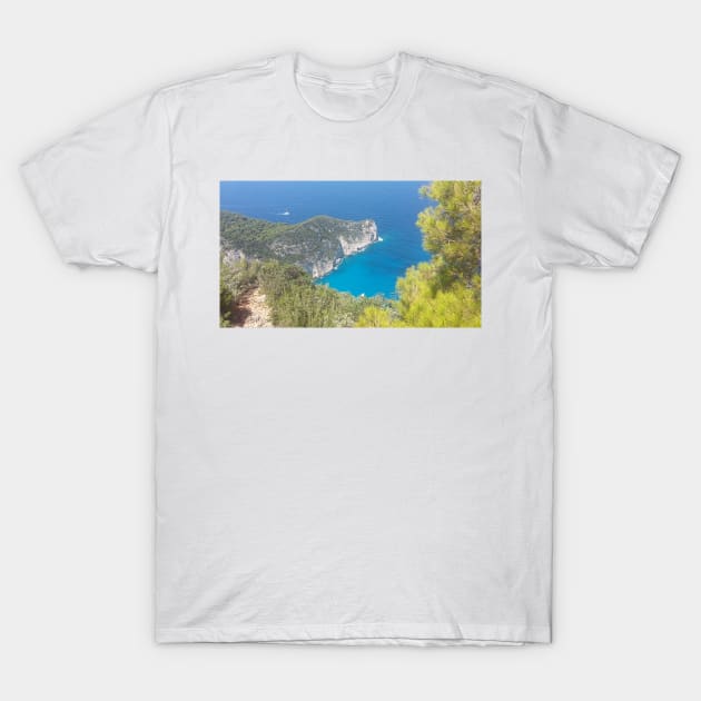 Azure bay T-Shirt by SBdesisketch